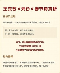 王安石春节诗句古诗有何深意？