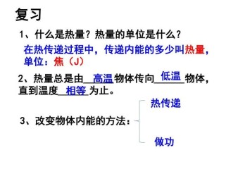 九年级物理第十三章课件的核心知识点是什么？