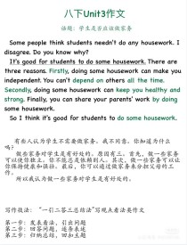 八年级下册英语作文题目