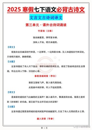 2025古诗文赏析会，有何新意与期待？