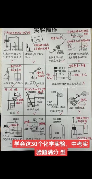九年级化学实验探究题怎么解？