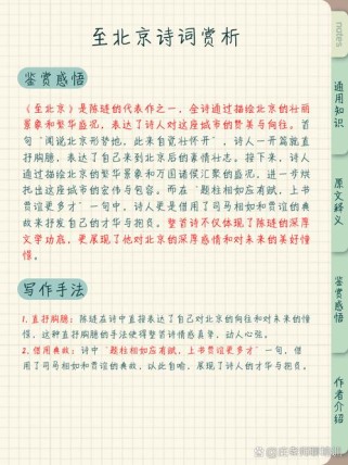 北京中考语文古诗范围有哪些篇目？