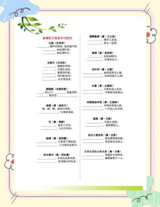 古诗词默写比赛幻灯片