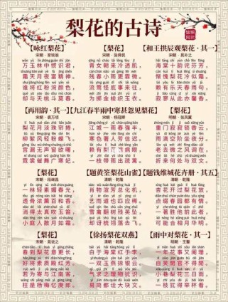 古诗里梨花诗句，藏着哪些春日密码？