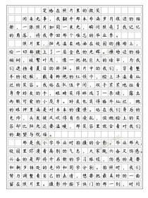 初一满分作文600字
