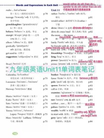 新目标英语九年级Unit11核心考点是什么？