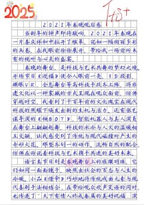 2025年七年级作文