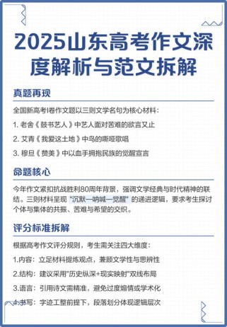 山东高考作文题难不难？审题立意有何关键？