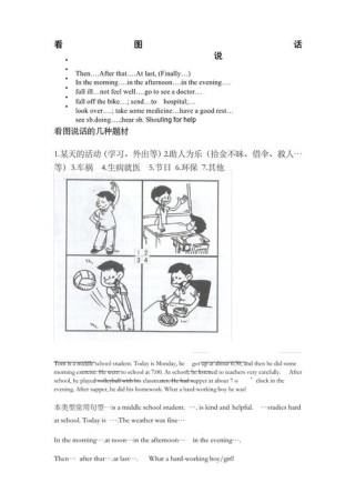 看图写作 英语作文