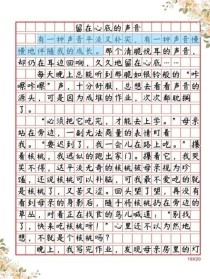 心里的世界作文600字
