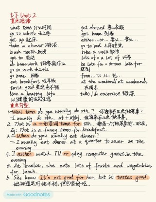 七年级下英语二单元重点难点有哪些？