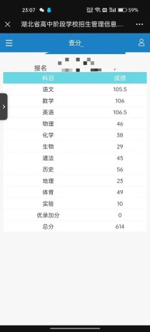 八年级生地会考成绩单