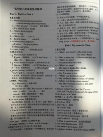 七年级上册英语知识点归纳有哪些核心考点？