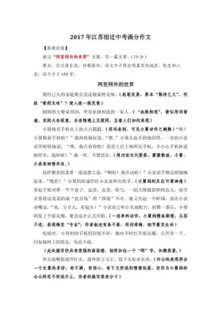 网里网外作文怎么写？虚实结合有何妙招？