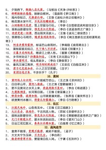 2025中考古诗汇编有哪些重点篇目？