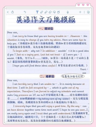 初中英语作文万能模版真的万能吗？