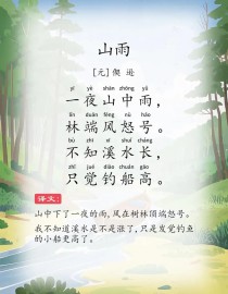 山雨古诗教学设计，如何突破意象赏析难点？