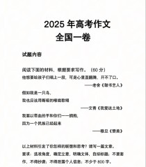 2025安徽高考作文会考什么？