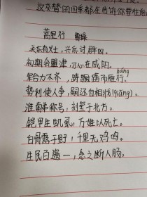 古诗默写原诗是什么意思？