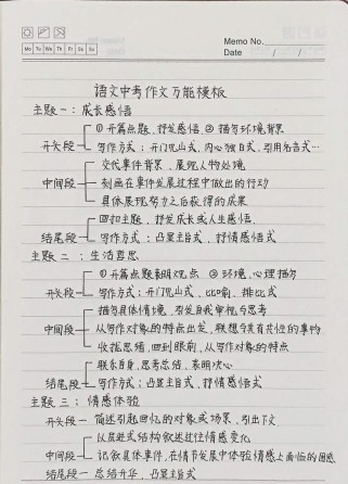 初中语文作文知识点有哪些？