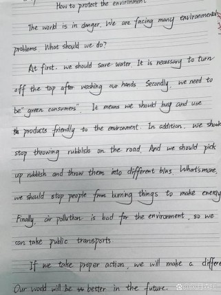 环保英语作文如何有效传递保护理念？