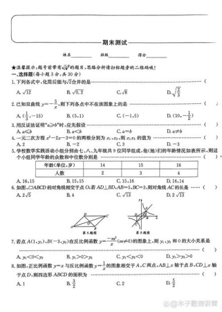 八年级数学下册浙教版重点难点解析？