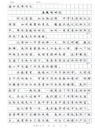 温暖了我的岁月作文