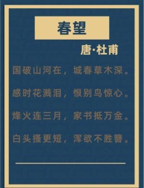 两首月夜春望古诗，意境有何不同？