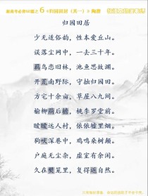 归园田居诗句默写，如何精准记忆与运用？