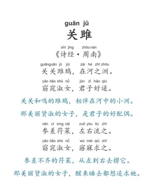 关雎为何成背诵考题首选？