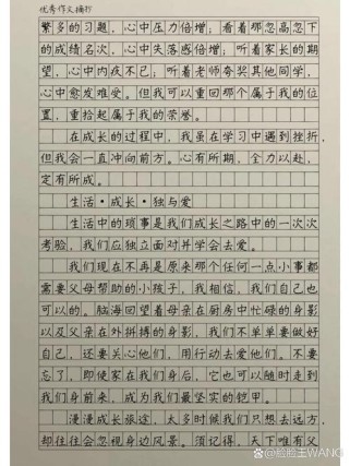 作文如何陪你一起成长？