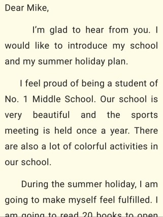 哈尔滨英语中考作文怎么写？