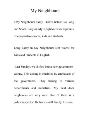 初三作文如何写好邻居故事？