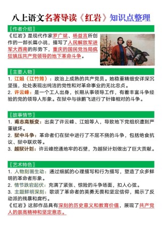 八年级语文名著导读该怎么读？