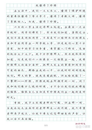 以惜为题写一篇作文