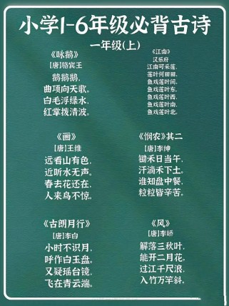 沪版小学语文古诗有何编排特色？