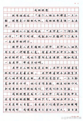 我的梦想作文500字