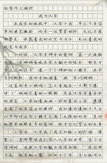 汉字作文素材，从何找亮点？