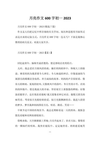 月亮的眼睛作文600字