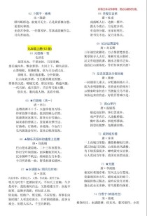 语文中考古诗文文言文