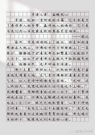 初中描写片段作文如何写生动？