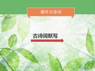 语文八上第六单元古诗PPT有何重点？