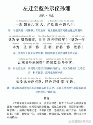九年级上语文课后古诗有哪些重点难点？
