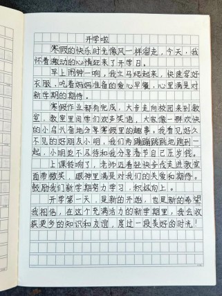 暑假开学第一课作文怎么写？