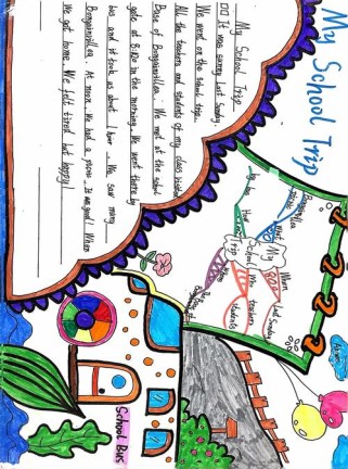 走路去上学英语作文怎么写？