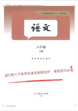 鲁教版六年级语文下册