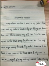 my vacation to作文，该写哪些内容？