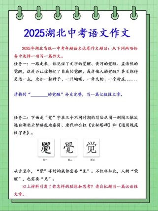 2025年湖北作文