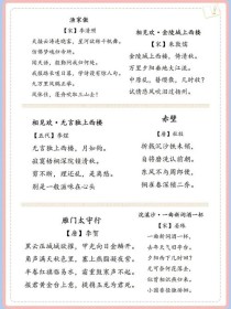 中考古诗词鉴赏(二)有哪些考点？