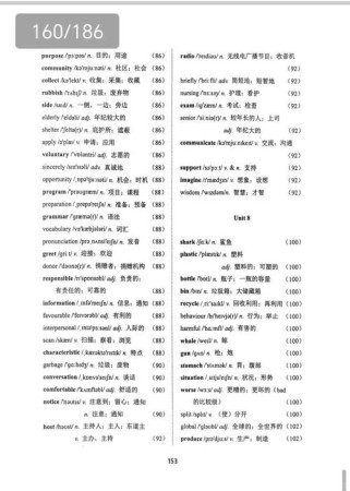 冀教版八年级上册英语单词有哪些？